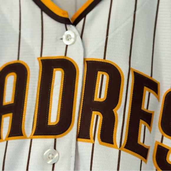 Women's San Diego Padres Nike Button Jersey Large - Picture 12 of 16